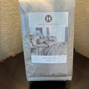 Hotel Collection King Pillowsham - Elegant Gray